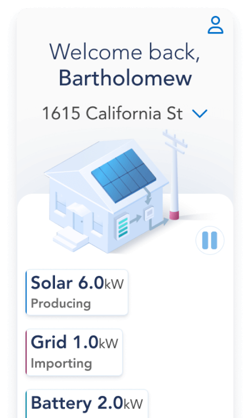 Home screen with font enlarged to 200%